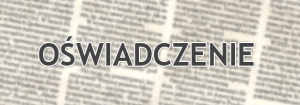 Oświadczenie