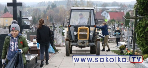 Wielkie sprzątanie przed Dniem Wszystkich Świętych w Kuźnicy [Film i Zdjęcia]