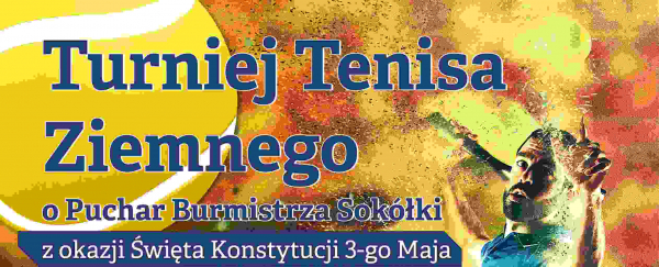 Zapraszamy na turniej tenisa ziemnego [Plakat]