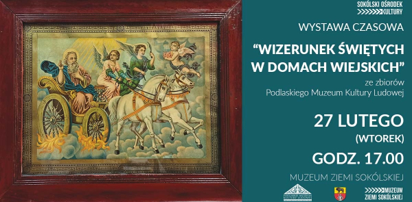 O fenomenie wizerunków świętych w naszych domach – zaproszenie na wernisaż [Plakat]