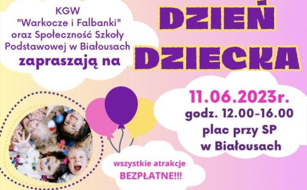 Dzień Dziecka w Białousach [Plakat]