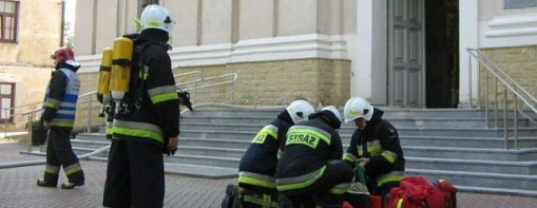 Ćwiczenia ratownicze w Bazylice Ofiarowania Matki Bożej w Różanymstoku [Zdjęcia]