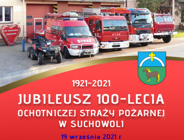 Zaproszenie na 100-lecie OSP Suchowola