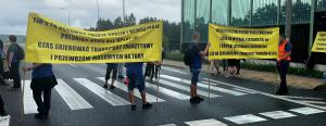 Pokojowy protest maszynistów również w Podlaskiem