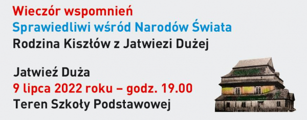 Wieczór wspomnień - Sprawiedliwi wśród Narodów Świata