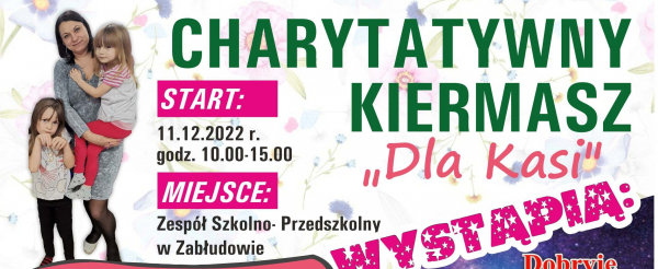 Charytatywny kiermasz dla Kasi [Plakat]