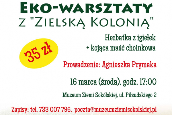 Warsztaty zielarskie w muzeum [Plakat]