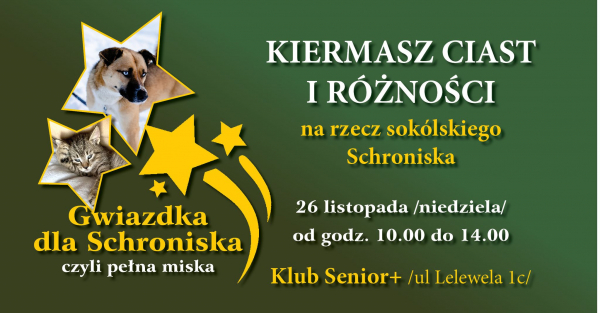 Gwiazdka dla Schroniska, czyli pełna miska [Plakat]