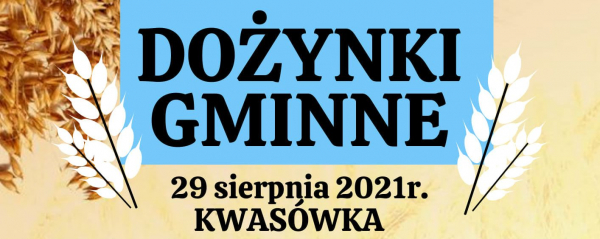 Zaproszenie na dożynki w gminie Janów [Plakat]