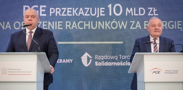 PGE przekazuje 10 mld złotych na obniżenie rachunków za energię