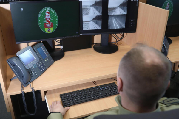 Podlaski odcinek granicy z Białorusią z pełnym nadzorem elektronicznym