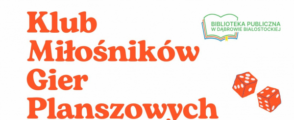 Klub Miłośników Gier Planszowych [Plakat]