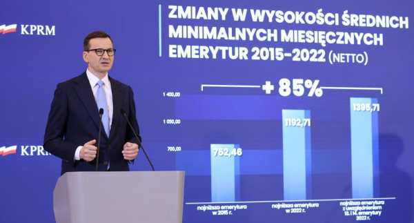 Od marca wyższa waloryzacja rent i emerytur. Emeryci otrzymają też czternastki