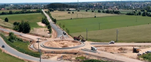 Utrudnienia w ruchu drogowym na wjeździe do Dąbrowy Białostockiej