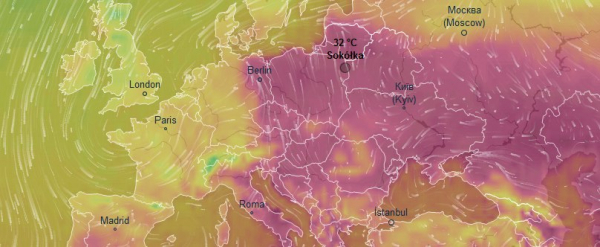 Alert drugiego stopnia o upałach