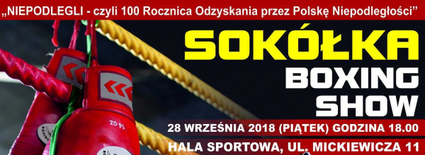 Podczas Sokółka Boxing SHOW na ringu zmierzą się nietypowi zawodnicy [Plakat]