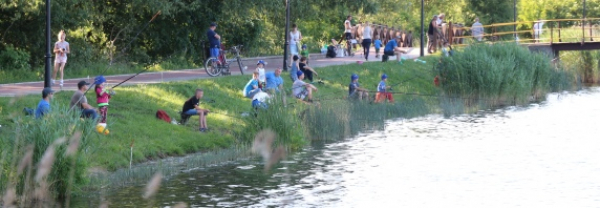 Wędkarski Dzień Dziecka nad sokólskim zalewem [Fotorelacja]