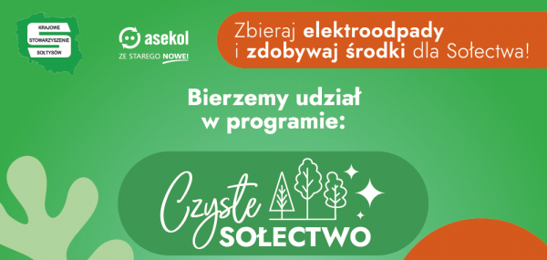 Zaproszenie do udziału w programie „Czyste Sołectwo” [Plakat]