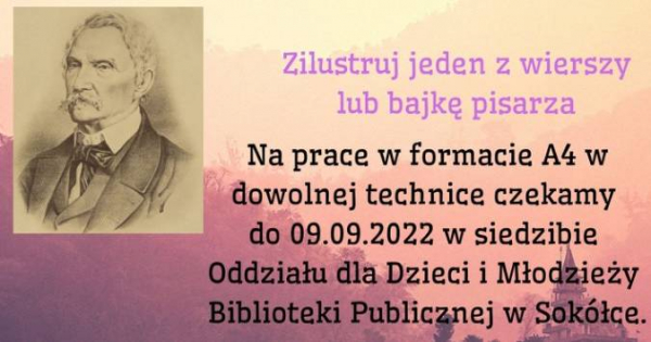 Zaproszenie na konkurs „W świecie bajek i wierszy Aleksandra Fredry&quot;