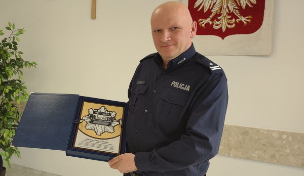 Pożegnanie zastępcy komendanta powiatowego policji w Sokółce