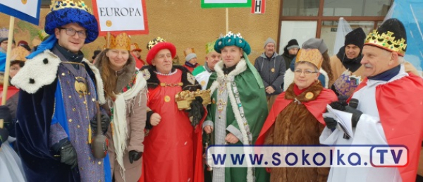 Orszak Trzech Kr&oacute;li w Dąbrowie Białostockiej 2019 [Film i Zdjęcia]