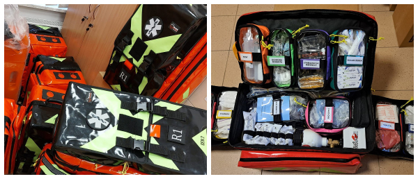 Kolejne zestawy ratunkowe dla Podlaskiego Oddziału Straży Granicznej od darczyńc&oacute;w.