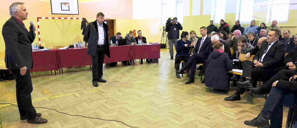 Spotkanie konsultacyjne ws. spalarani w Nowym Dworze [Pełny zapis, Film]