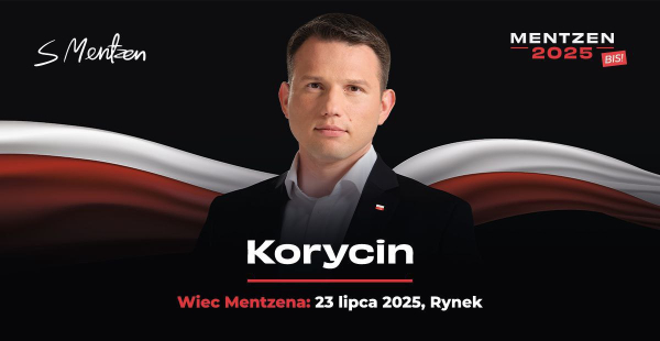 Sławomir Mentzen przyjedzie do Korycina. Lider Konfederacji odwiedza gminy, od kt&oacute;rych otrzymał największe poprarcie.