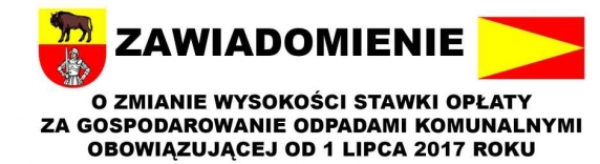 Nowe stawki opłaty za gospodarowanie odpadami komunalnymi