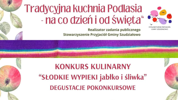 Konkurs kulinarny „Słodkie wypieki-jabłko i śliwka”