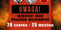 Ćwiczenie „Żelazna Brama-25” w Sidrze — uważaj na kolumny wojskowe