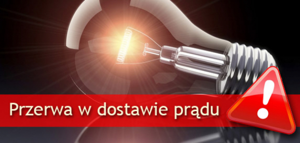 Przerwa w dostawie energii elektrycznej w Kuźnicy