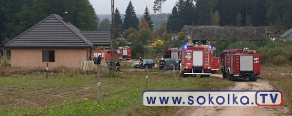 NA SYGNALE: Pożar domu w Nowowoli [Zdjęcia]