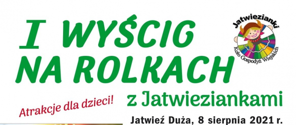 Zaproszenie na I wyścig na rolkach z Jatwieziankami [Plakat]