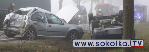 NA SYGNALE: Wypadek na DK 19 koło m. Lipowa Góra [Film i Zdjęcia]