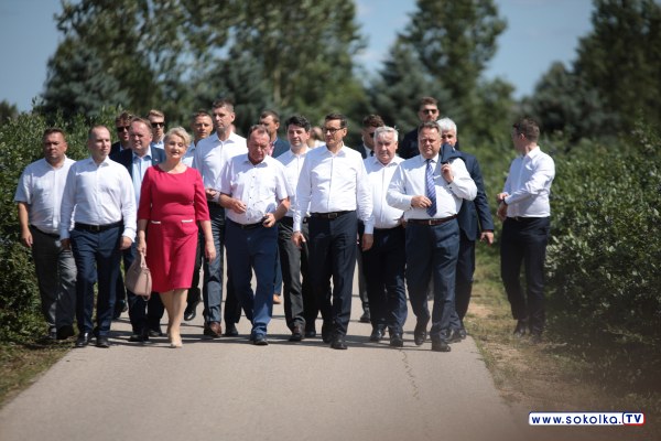 Wizyta Premiera Mateusza Morawieckiego w powiecie sokólskim [Film, Zdjęcia]