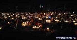 Cmentarze są przepięknie usytuowane, ale to nocą, 1 listopada, te nekropolie wyglądają najpiękniej.