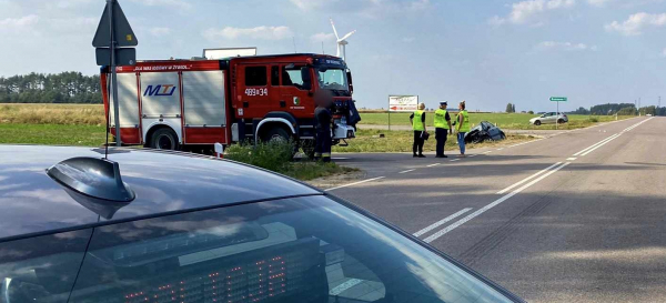 Wypadek w rejonie miejscowości Brzozowo