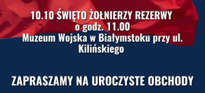 Uroczyste obchody Święta Żołnierza Rezerwy w Białymstoku.