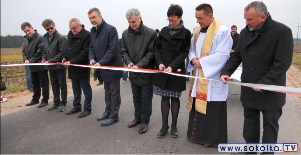 Oddano do użytku odcinek drogi między Skieblewem a Kurianką [Film i Zdjęcia]