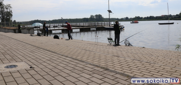 Zawody wędkarskie ,, O Puchar Burmistrza Sok&oacute;łki&rdquo;.
