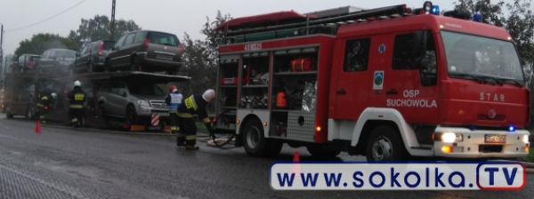 NA SYGNALE: Pożar lawety w Poświętne [Zdjęcia]