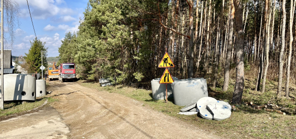 Przebudowa ulicy Kresowej, Sosnowej i Wschodniej w Kuźnicy [Zdjecia]