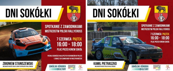 Zaproszenie na spotkanie z zawodnikami rallycross