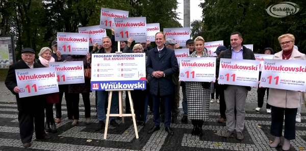 Augustów: Konferencja prasowa z udziałem Radnego Województwa Podlaskiego-Pawła Wnukowskiego [Film]