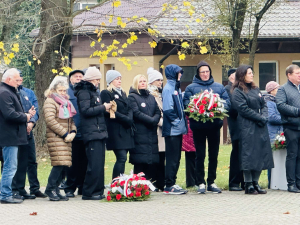 Uroczystości niepodległościowe w Janowie  przyciągnęły mnóstwo mieszkańców. 