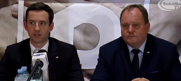 Marcin Ociepa, wiceminister w Ministerstwie Przedsiębiorczości i Technologii z wizytą w Sok&oacute;łce [Film]
